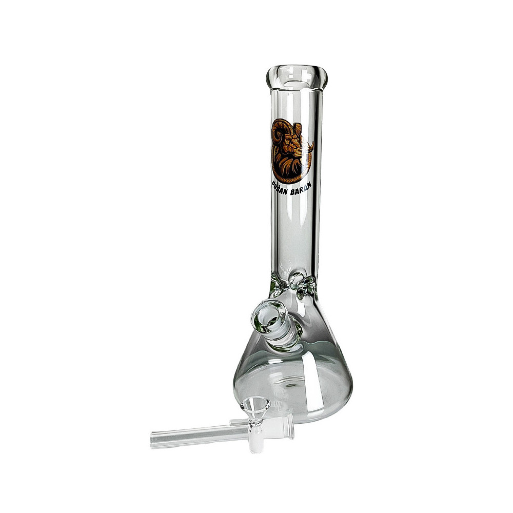 Skleněné bongo Dušan Clear Glass - vybraný downpipe a šluk
