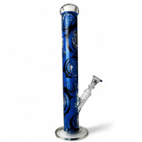 Skleněně-Bongo-Wirbell-45cm-Black-leaf-pohled-z-boku