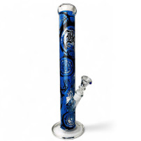 Skleněně-Bongo-Wirbell-45cm-Black-leaf