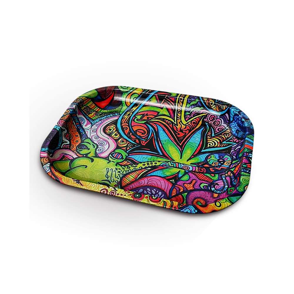 Roll Tray Colored Ganja - položen