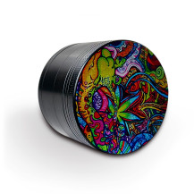 Grinder Colored Ganja – Kovová drtička s barevným designem