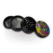 Grinder Colored Ganja - rozložen na části