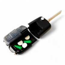 Dreambox Car Key - rozloženo s pilulkami