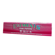 Papírky Elements King Size Slim - Růžové