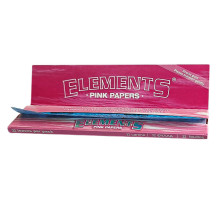 Papírky Elements King Size Slim - Růžové - otevřeno