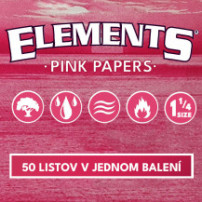 Papírky Elements 1/4 - Růžové - infografika