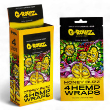 G-Rollz Hemp Wraps 4x - Honey Buzz - s balením