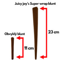 JUICY Super Wrap Blue 26cm - Borůvkový blunt | BongoShop