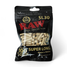 Filtry RAW black 6x30mm 100ks