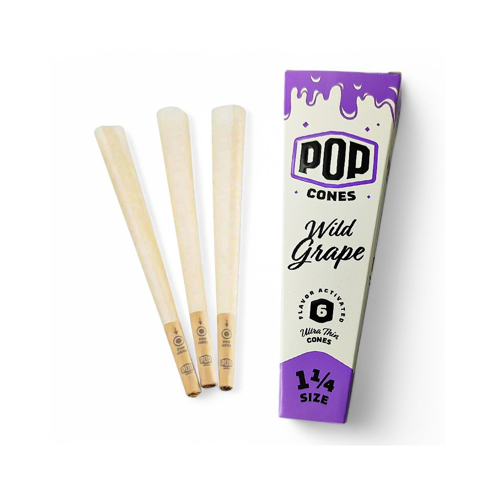 POP CONES 1 1/4 Ultra Thin - Wild Grape