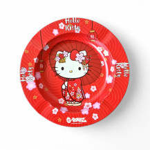 Popelník G-Rollz Hello Kitty Kimono Red - zepředu