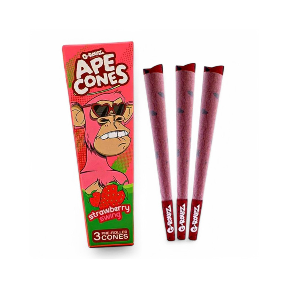 G-Rollz Ape Cones - Strawberry Swing - vytažené cones