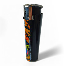 Zapalovač CLIPPER Jet Dark Mushrooms - zadní strana