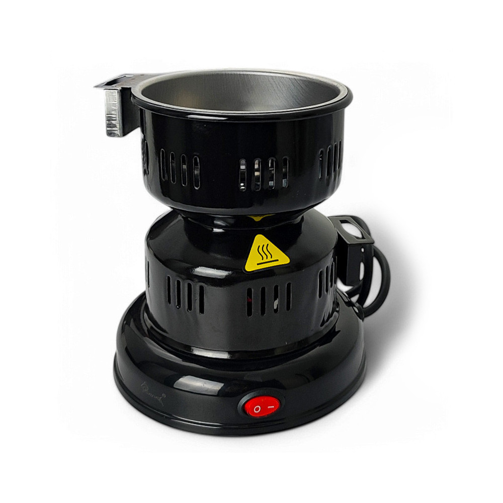 Rozpalovač na uhlíky Coal Pan - zapínací knoflík