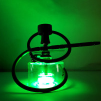 Vodní dýmka MS Mignon - Black - s led osvětlením