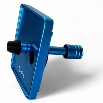 Vodní dýmka MS Micro Cube - Blue/Clear - tělo vodní dýmky