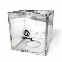 Vodní dýmka MS Micro Cube - Blue/Clear - váza