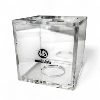 Vodní dýmka MS Micro Cube - Blue/Clear - váza