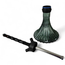 Vodní dýmka AMY DELUXE Dervish Black - tělo vodní dýmky a váza
