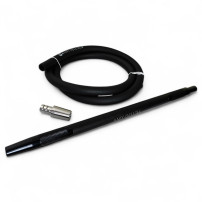 Vodní dýmka AMY Deluxe Varios S Black - hadice, náustek a adaptér