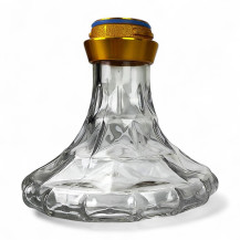 Vodní dýmka AMY Deluxe Alu Brilli S gold - transparent - váza
