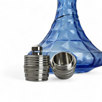 Luxusní dýmka Amy Trilliant Blue se 4 hadicemi | BongoShop