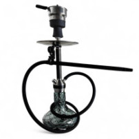 Vodní dýmka AMY Deluxe Carbonica Hybrid Black Silver