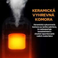 Vaporizér Yocan Vany 2 - infografika keramická komora