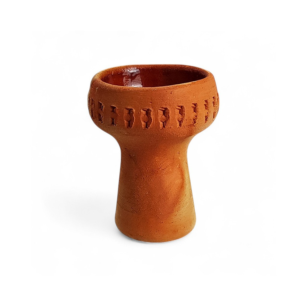 Korunka na vodní dýmku - Terrakotta Brown - pohled zepředu