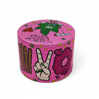 Grinder drtička Bunny Pink - pohled zepředu