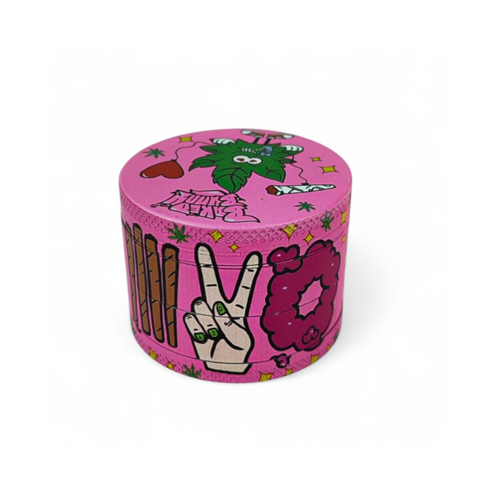 Grinder drtička Bunny Pink - pohled zepředu