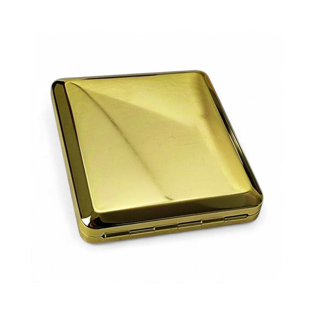 Pouzdro na cigarety gold s gumičkou - položená