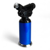 Zapalovač Butan Torch - Blue - pohled odzadu
