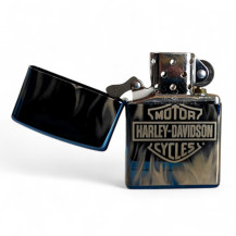 Zippo zapalovač - Harley Davidson 3 - otevřený