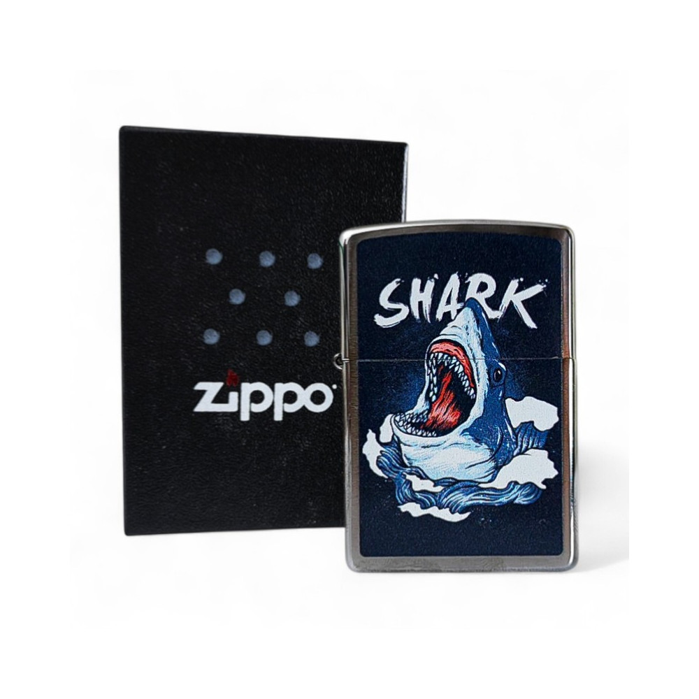 Zippo zapalovač - Shark Design - s dárkovou krabičkou