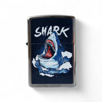 Zippo zapalovač - Shark Design - zavřený