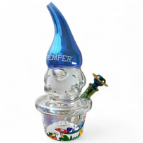 Skleněné bongo - Trippy Gnome XL - pohled zepředu