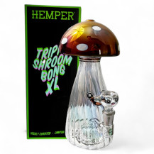 Skleněné bongo - Trippy Shroom XL - s dárkovou krabicí