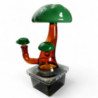 Skleněné bongo - Bonsai XL - pohled zepředu zkraje
