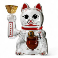 Skleněné bongo - Lucky Cat XL