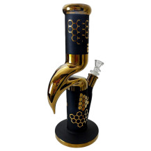 Skleněný Bong - BLAZE Glass Honey Gold - pohled z druhého boku