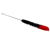 Kartáč na čištění bongu a vodní dýmky 50 cm – Ø 2,5 cm - pohled od hlavy