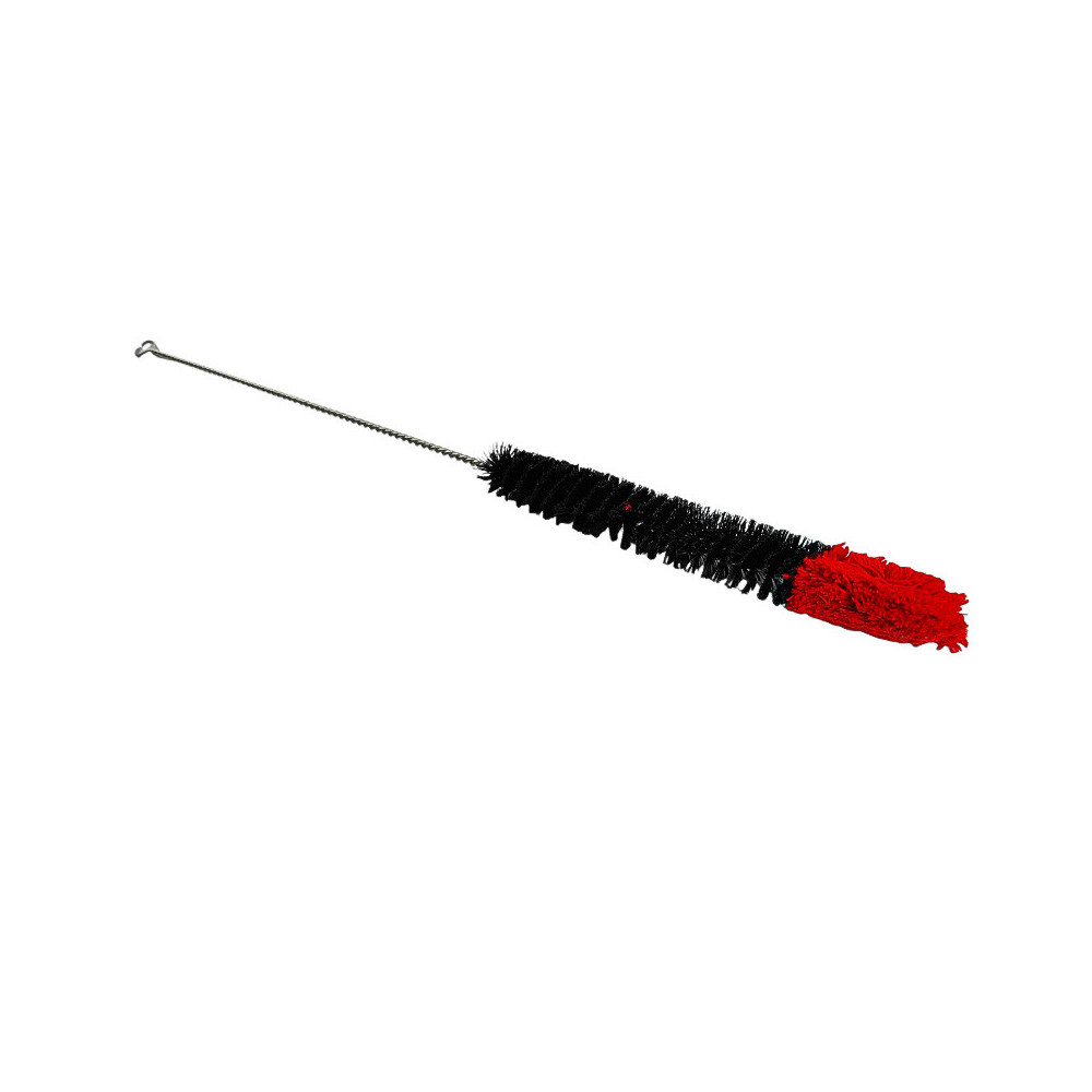 Kartáč na čištění bongu a vodní dýmky 50 cm – Ø 2,5 cm - pohled od hlavy