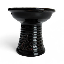 Korunka na vodní dýmku Mikro Bowl - Black - pohled zepředu