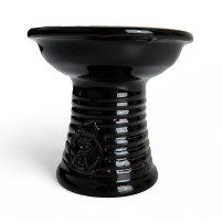 Korunka na vodní dýmku Mikro Bowl - Black - pohled zepředu