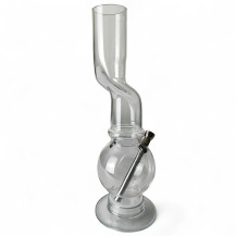Bong acryl Crooked mix barev 31cm - pohled odzadu