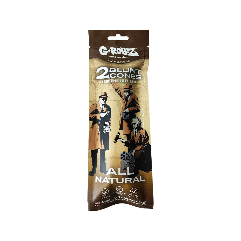 G-Rollz Hemp Cones Banksy All Natural - pack