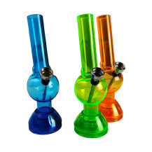 Bong acryl apple s grinderem - mix barev