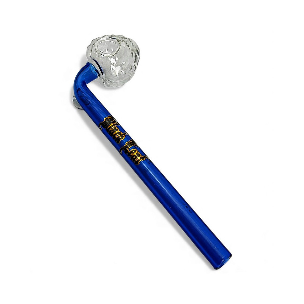 Skleněná dýmka s koulí zahnutá - Pico Pipe bambulka