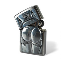 Zapalovač Zippo Stocking Girl - polootevřený